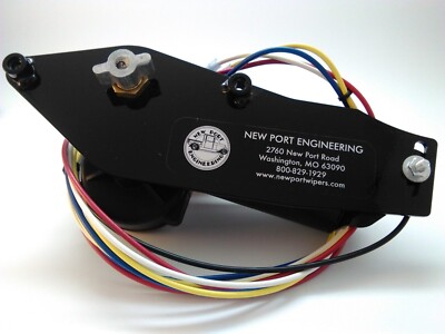 NEW PORT ENGINEERING 12 VOLT WINDSHIELD WIPER MOTOR 1946-48 BUICKS NE4800BK