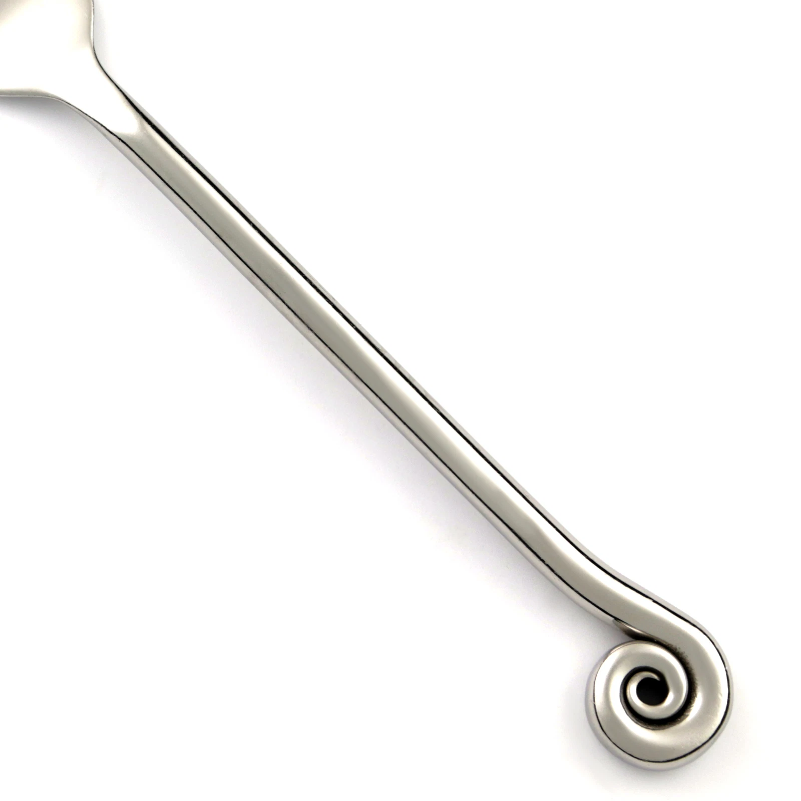 Pottery Barn PBN17 Stainless Coiled Fiddlehead GLOSSY Silverware CHOICE Flatware