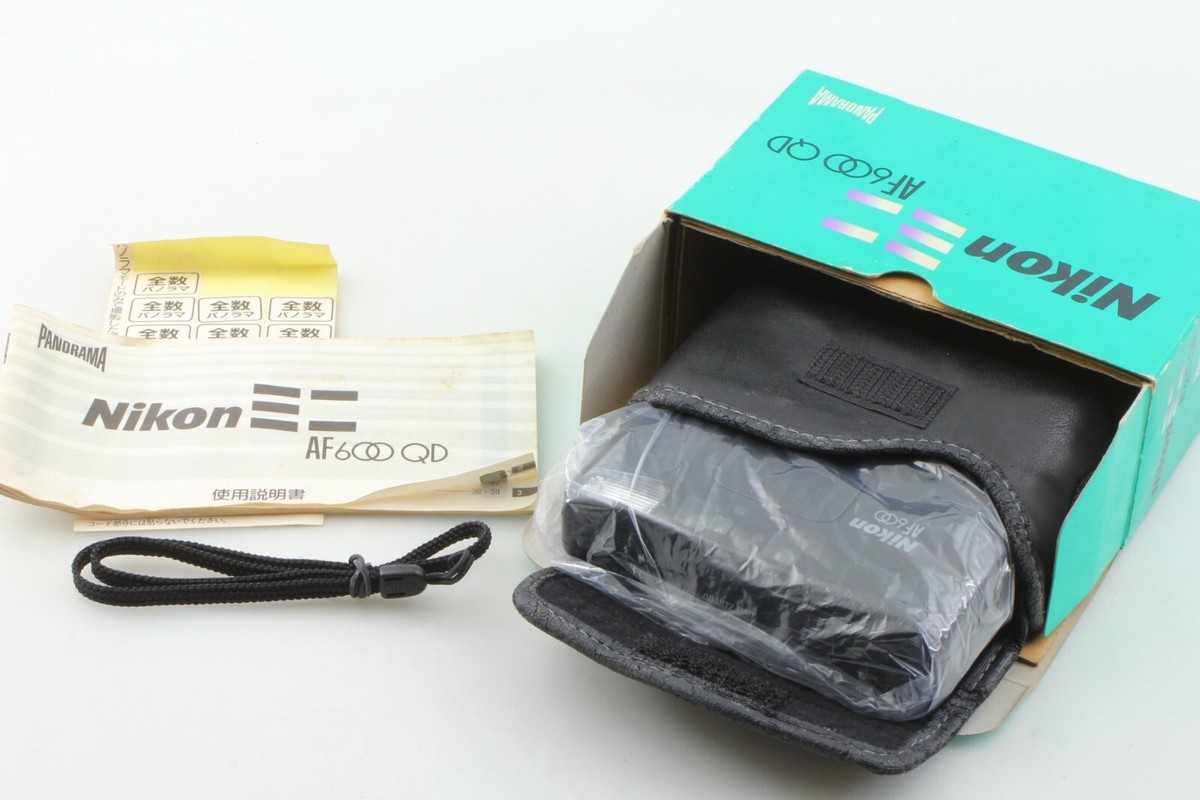 MINT in Box ] Nikon AF600 Black Panorama Point & Shoot Film