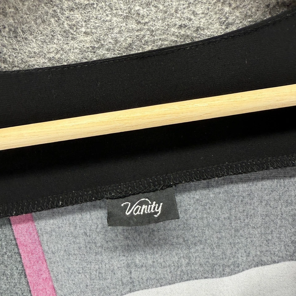 Vestido tocador mujer M mediano negro cambio geométrico midi cuello cuadrado manga corta Foto 3 de 4