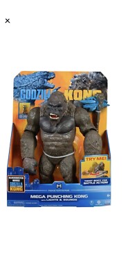 PLAYMATES MONSTERVERSE GODZILLA VS KONG 13'' MEGA PUNCHING KONG SOUNDS & LIGHTS