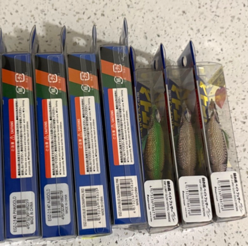 MajorCraft Egizo Squid Jigs x 7 of - 4 x 2.5 Egizo Squid Jigs / 3 x 2.0 EBF - Picture 3 of 4