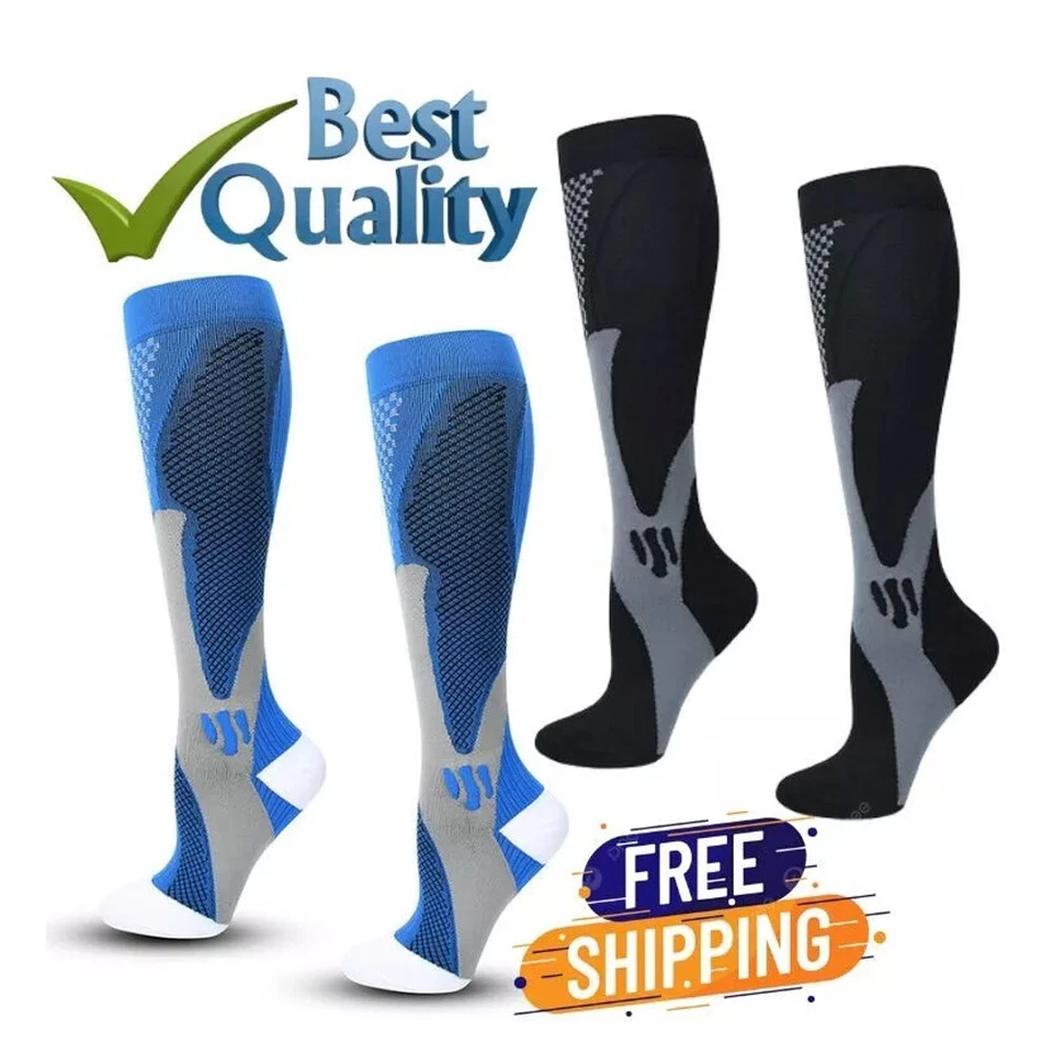 ESTARTRAD NHS COMPRESSION FLIGHT SOCK TRAVEL ANTI SWELLING FATIGUE SPORT SUPPORT STOCKINGS