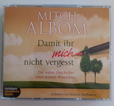 Mitch Albom, Damit ihr mich nicht vergesst | Hörbuch CD gelesen Markus Hoffmann