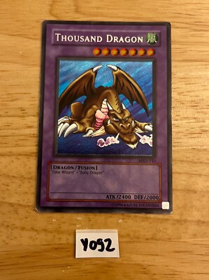 yugioh card thousand dragon PSA 8 - Yu-Gi-Oh - MRD-143 - (secret rare holo) A single individual card from the Yu Yugioh Card Thousand Dragon MRD-143