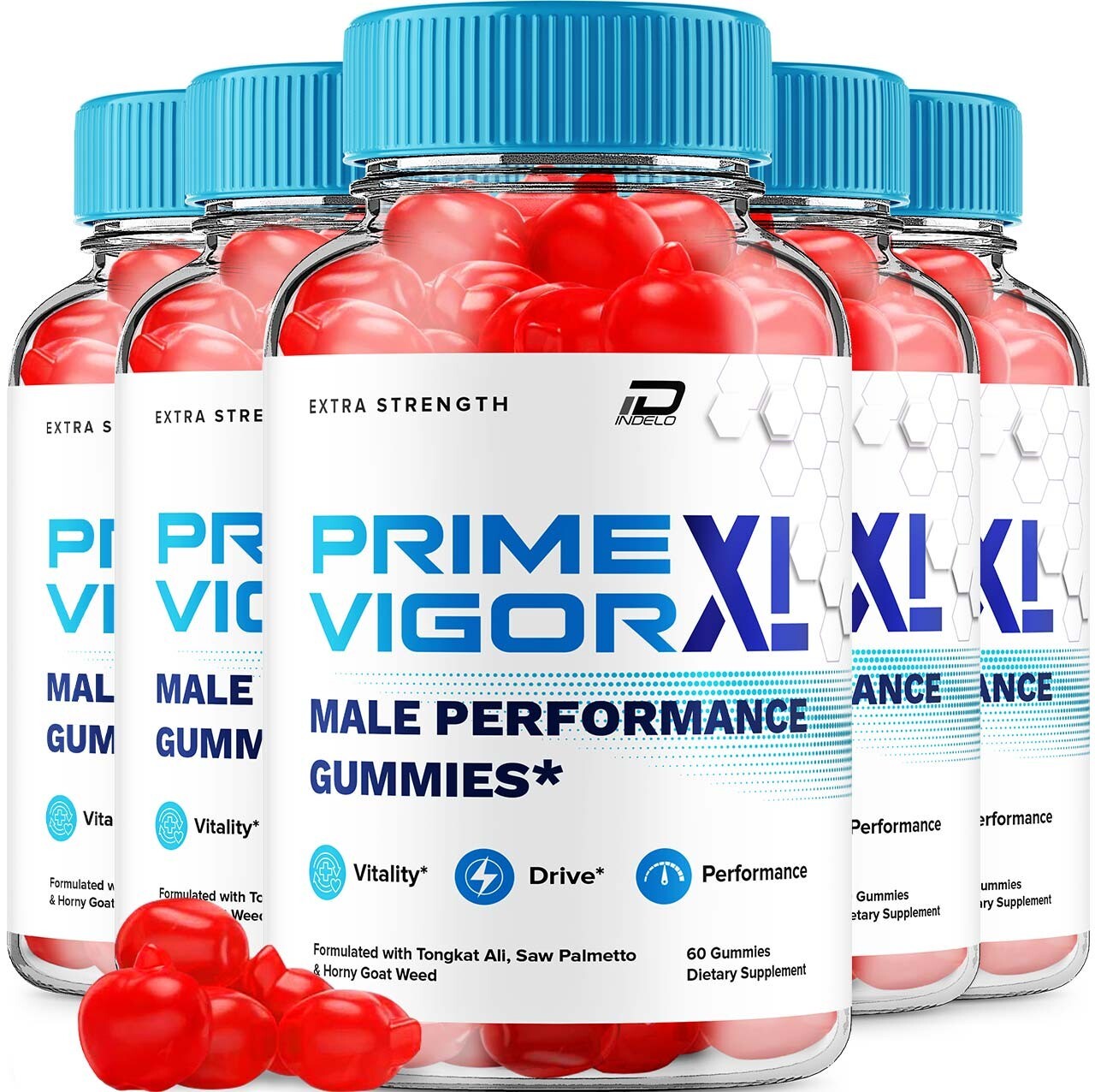 (5 Pack) Prime Vigor XL Gummies for Men – PrimeVigor XL Male Gummies All-Natural