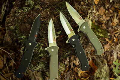 AMK2204 Al Mar Mini SERE 2020 Linerlock A/O 8Cr13MoV Plain Edge Black FRN Handle
