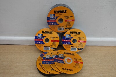 DeWALT DT20594 125mm x 1mm Inox Edelstahl Winkelschleifer Trennscheibe x 100