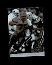 Tony Casillas Hand Signed 1994 Playoff Kansas City Chiefs Autograph