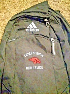 Cedar Springs Red Hawks Adidas A Backpack F32dqtp Ebay
