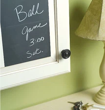 WALLIES Slate Gray CHALKBOARDS wall stickers 4 vinyl decals peel & stick decor