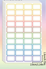 500/PK  1 DAY SALE   SALE PRICE TAGS LABELS REMOVABLE MULTI-COLOR BORDER STICKER