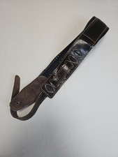 Walker and Williams Brown Leather Guitar Strap