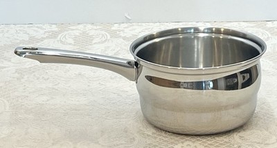 Vintage Belgique Tools Of The Trade Stainless Steel 2 Quart Double Boiler Pan
