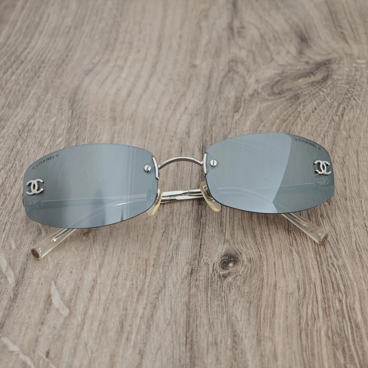 CHANEL Rimless Mirrored Sunglasses for Women for sale | eBay