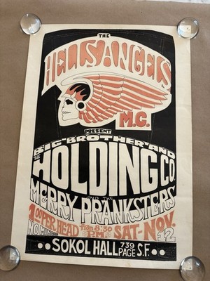 1966 AOR 2.247 Hells Angels Big Brother Janis Joplin Sokol Hall