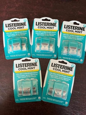 Listerine Cool Mint PocketPaks On-the-Go Freshness Oral Care, 360 Breath Strips
