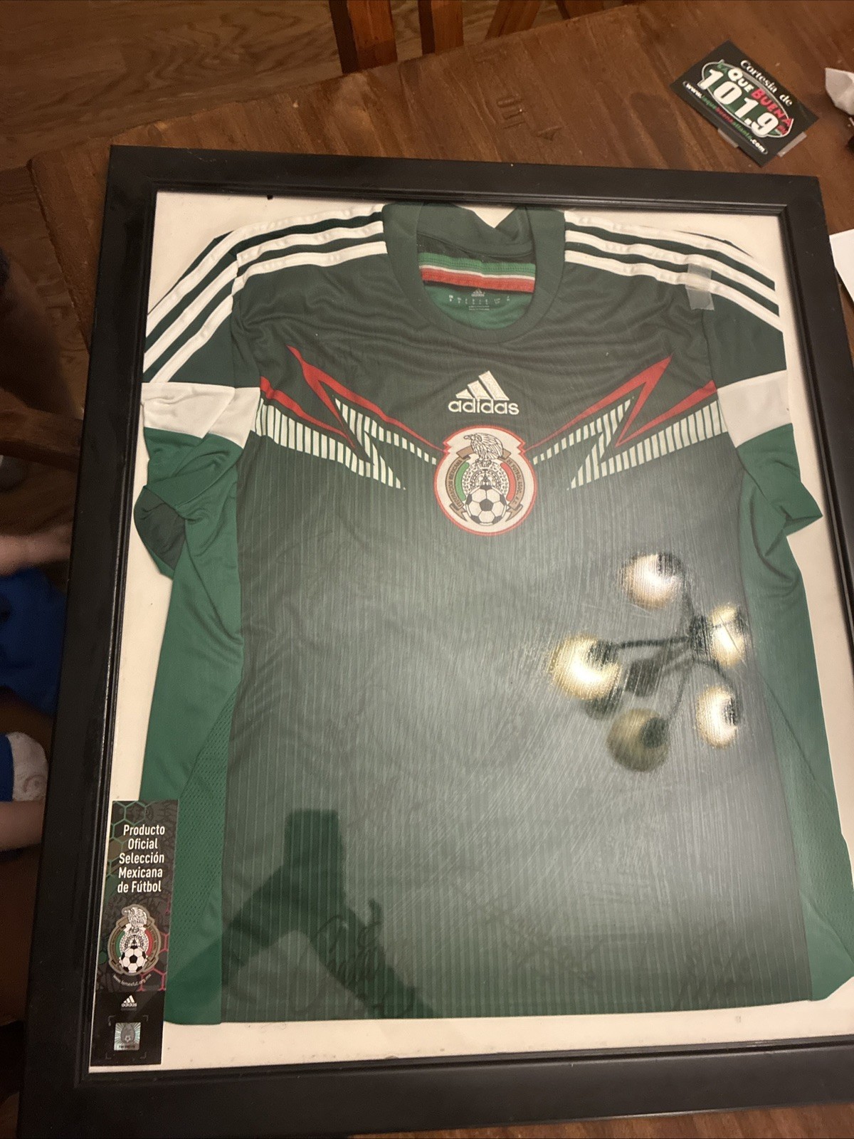 ADIDAS Mexico National Soccer Team signed 2011 CONCACAF Gold Cup size S.