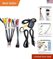 Radio Wiring Harness Kit for Android Car Stereo 16Pin Radio Wire Harness 10P...