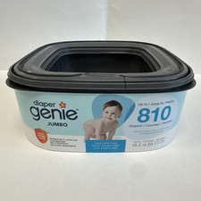 Diaper Genie Jumbo Square Refill 810 Count Odor Locking Technology