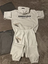 NEW FOG Essentials Cuffed Light Oatmeal Bundle Size Small 100% Authentic✅