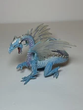 Safari Ltd ICE DRAGON Fantasy Toy Figure Figurine Blue, White, & Purple