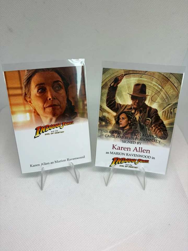 Indiana Jones Custom Card – Karen Allen Marion Ravenwood Dial of Destiny - Photo 1/1