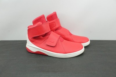 Nike Marxman University Red Hi-Top Red Leather Sneakers Size: 43 27.5cm