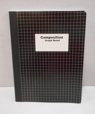 Composition Graph Ruled Pad 100 sheets 5 Squares per Inch 9 3/4'' X 7 1/2'' UnUsed