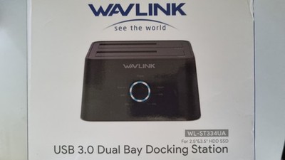 Datensicherung mit WavLink,2,5 u 3,5'', incl. 2x  3,5'' 500 GB , NTFS formatiert