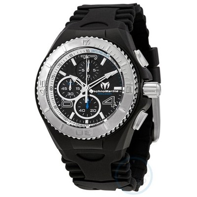 NEW IN BOX  TechnoMarine Cruise JellyFish Black Watch TM-115110, 46mm, RSP $349