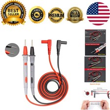 Banana Plug Multimeter Leads, 1000V 20A, Durable Silicone Probes