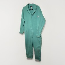 Bulwark FR Coveralls Men  s XL Green Arc Rating 10.6 ATPV Flame Resistant ExcelFR