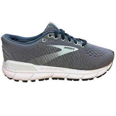 Brooks Addiction GTS 15 Women s 5.5 B Running Shoes Grey Navy Aqua 1203521B099