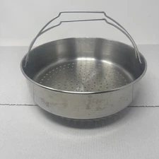 Farberware Steamer Stock Pot Insert Basket 9 1/2" Stainless Strainer 810 VTG