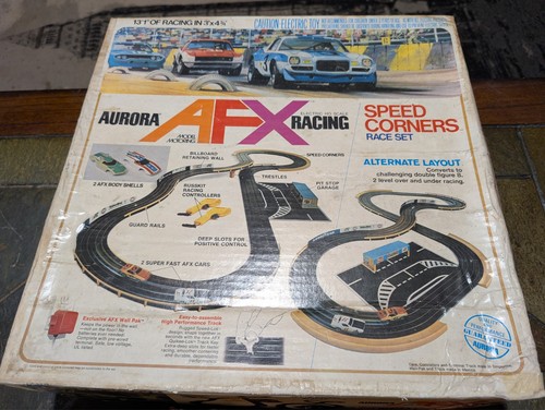 1974 Aurora AFX "Speed Corners"  HO Slot Car Set