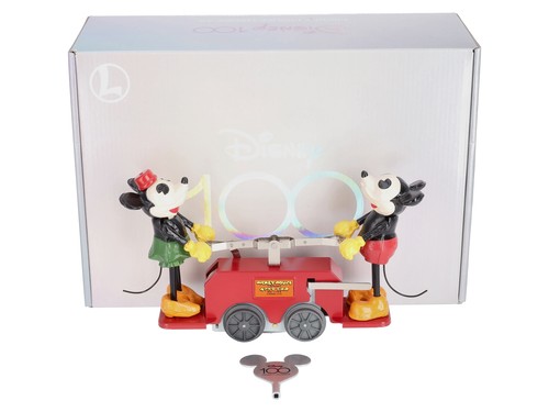 Coche de mano rojo Lionel 2335190 calibre O Mickey Mouse y Minnie Mouse de Disney MT/caja | Condition: New