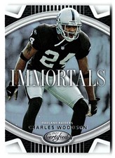 2023 Panini Certified Immortals Charles Woodson #I-5 Raiders