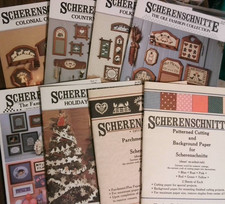 8 scherenschnitte 2 paper books 6 pattern booklets Back Street Design