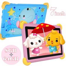Kids Tablet 7" Android 13 8GB RAM 64GB Octa-core 5G WIFI Bluetooth Dual Camera