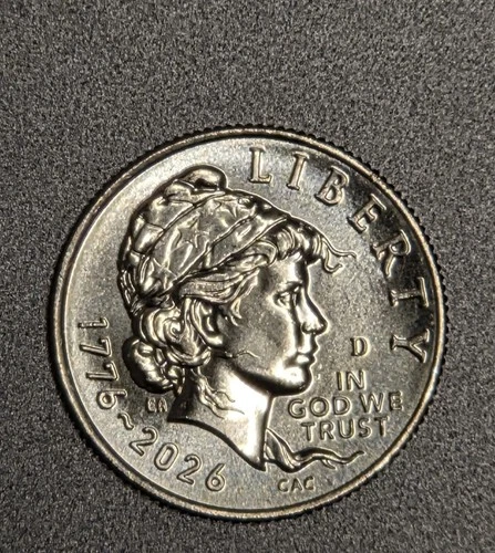 2026 D Denver SemiQ Emerging Liberty BU Dime 250th Anniversary  One coin