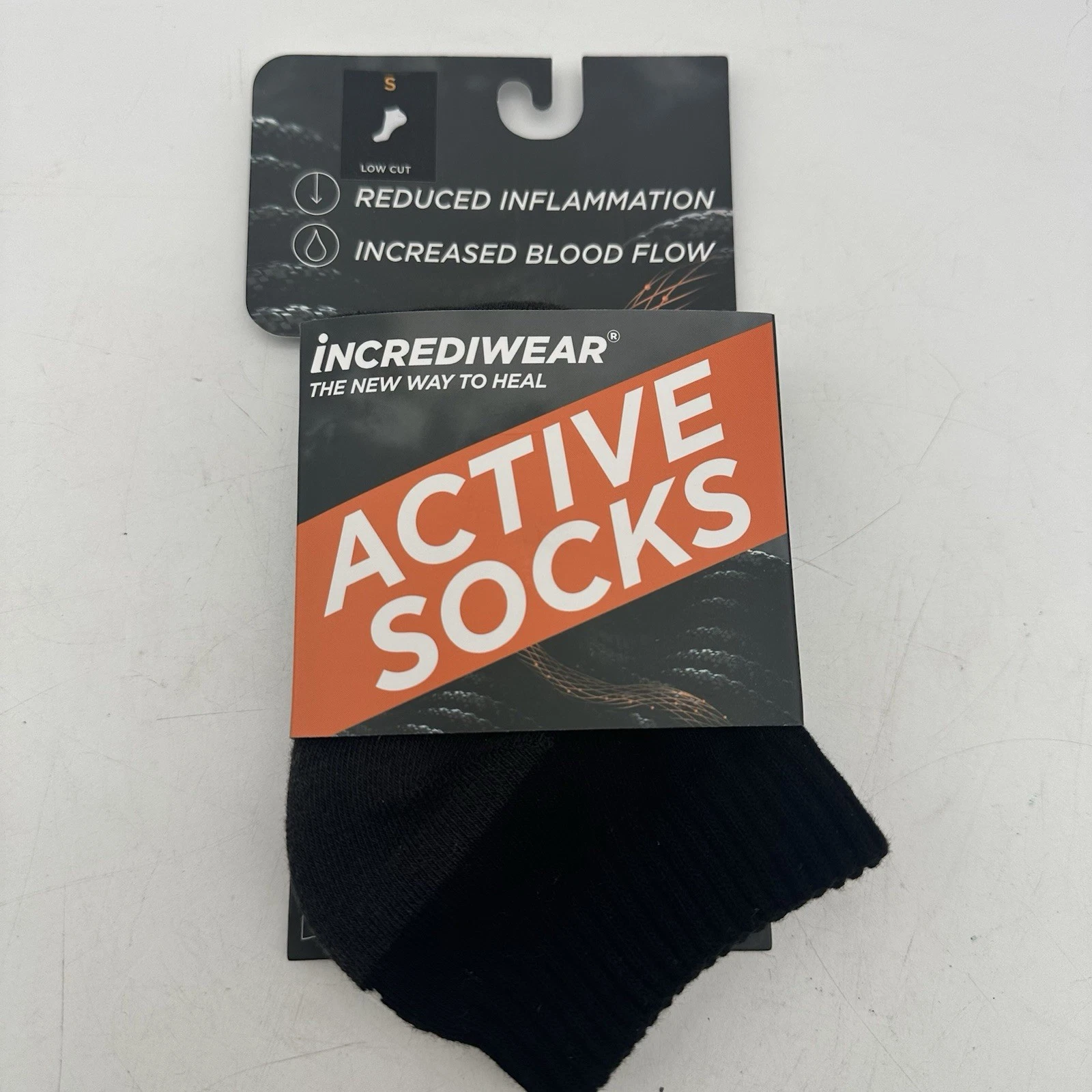 Incrediwear - Performance Sport Socks - Recovery CIrculation - No Show Size S