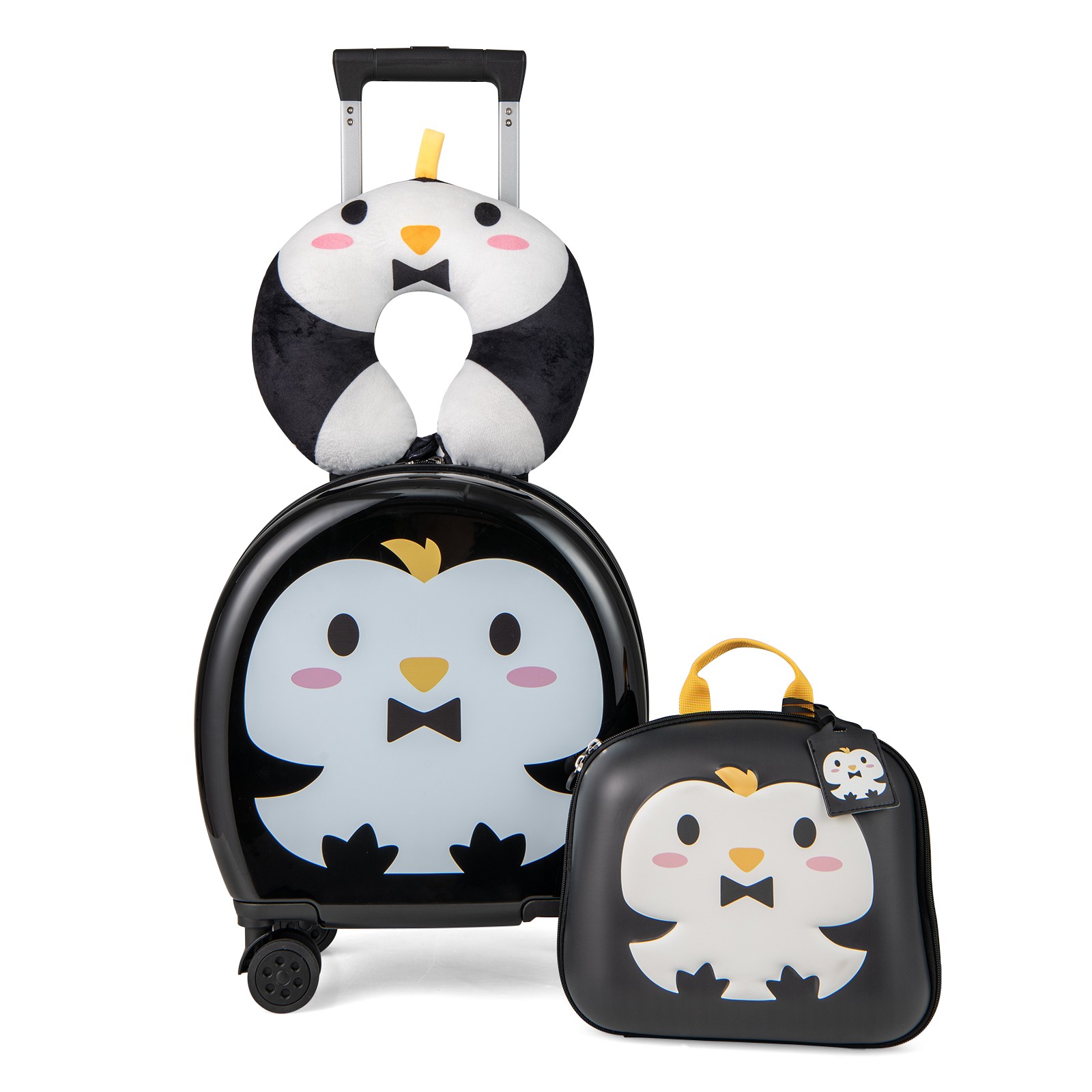 Set W/ 14" Carry-on Hardside Spinner Toddler Luggage