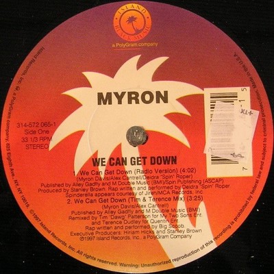 Myron - We Can Get Down (12'') (Near Mint (NM or M-)) - 3790214915
