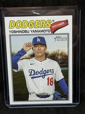 2026 Topps Heritage Yoshinobu Yamamoto #371 - Dodgers - WS CHAMPIONS