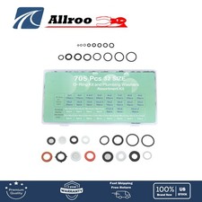 32Size ealed Gaskets And O-Rings, 705PCS 2in1 Rubber Sealing Component Kit