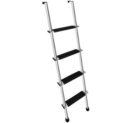 52'' Aluminum RV Bunk Ladder, Integrated Camper Bunk Bed Ladder | 4-Step with ...