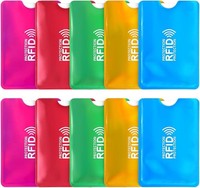 10 StüCk Rfid Blocker KartenhüLle, Rfid-Kartenhalter, KreditkartenhüLle, Bunte K
