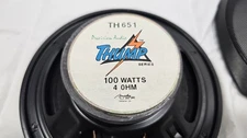 Precision Audio Thump TH651 6” Car Speaker 100W 4 Ohm w/ Grille UNTESTED