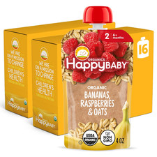 Organics Stage 2 Baby Food Pouches, Gluten Free, Vegan Healthy Snack, Clearly